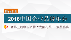 在2016中國(guó)品牌頒獎盛典中需找上(shàng)市(shì)企業(yè)的機(jī)遇